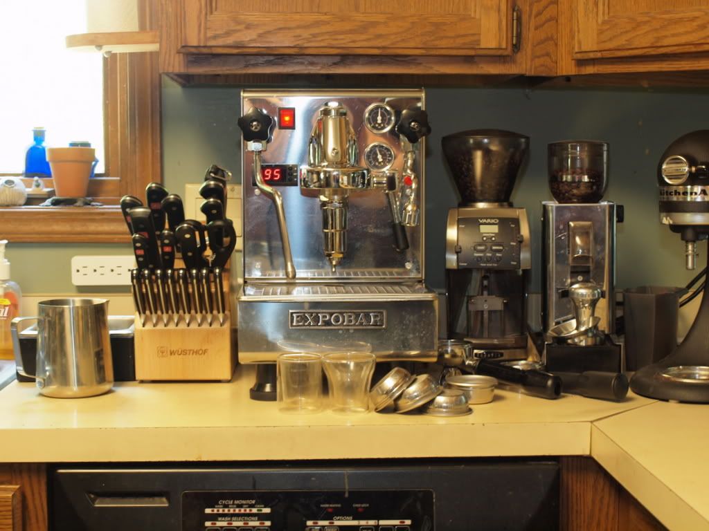 CoffeeGeek Members General Off Topics, Show Us Your Office Coffee Setup