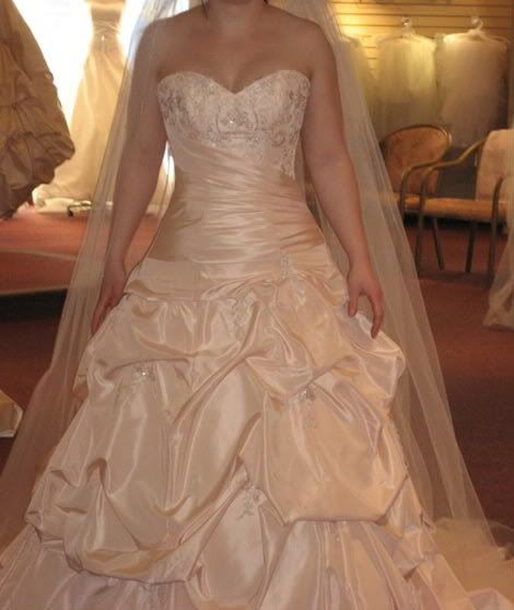 wedding dress gown stapes 