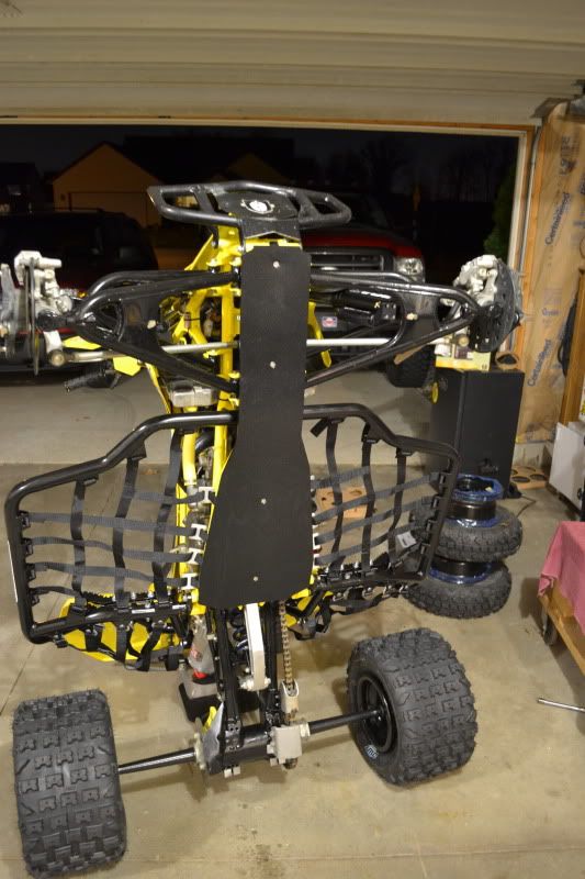 LTR 450 Plastic belly glide/skid plates