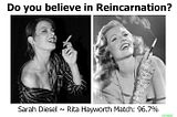 SARAH-RITA.jpg Do you believe in Reincarnation? image by dewberdoo