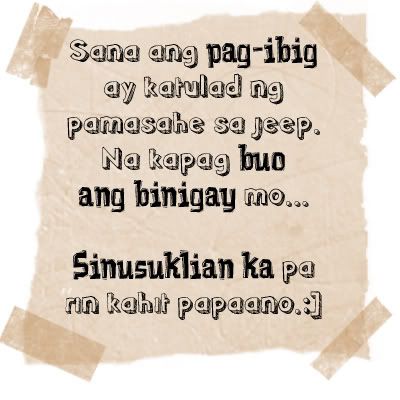 Payong Pag-Ibig Galing Kay Bob Ong (Quotes/Sayings) | Mouse Potato.
