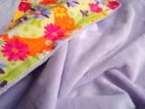Crib Blanket-Purple/Green Butterflies and Lavender Minky -USE UP TO 50% $HC!!