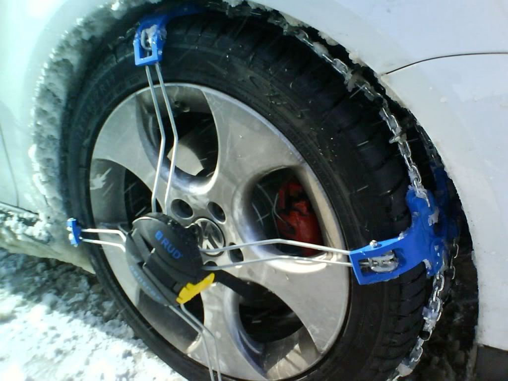 Snow chains on Golf GTI wheels? VW GTI Forum / VW