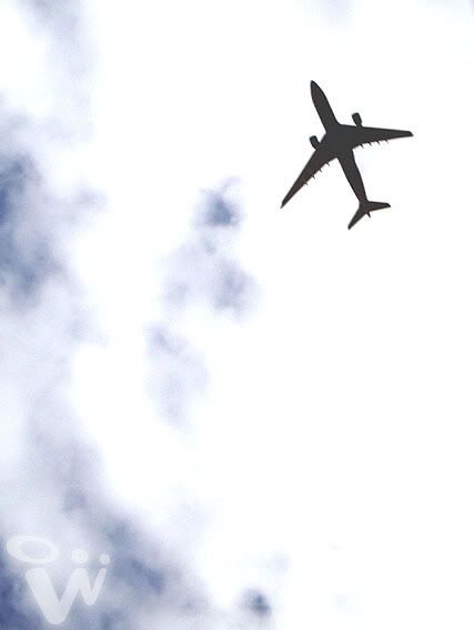 Airplane over Cyberjaya skies