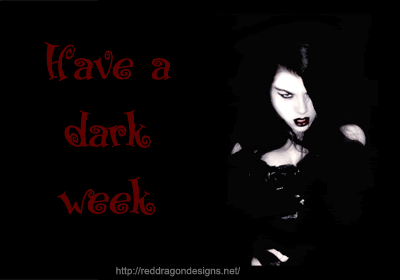 HAVE A DARK WEEK WOMAN SEXY GIF ANIME ART Pictures, Images and Photos