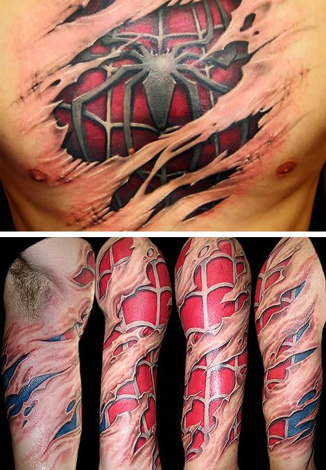 Spider-Man-Tattoo.jpg · Biggcandybear posted a photo