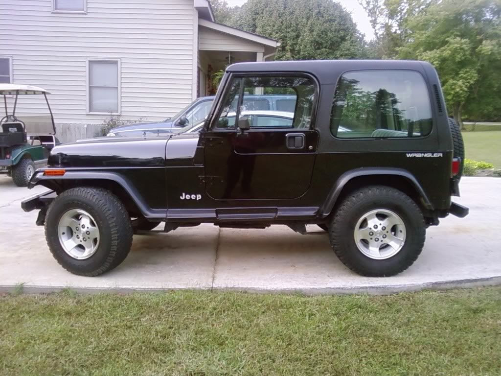 Jeep yj homemade fender flares #3