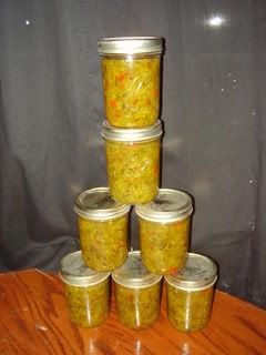 relish jars canning zucchini