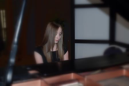 Jaclyn at the piano