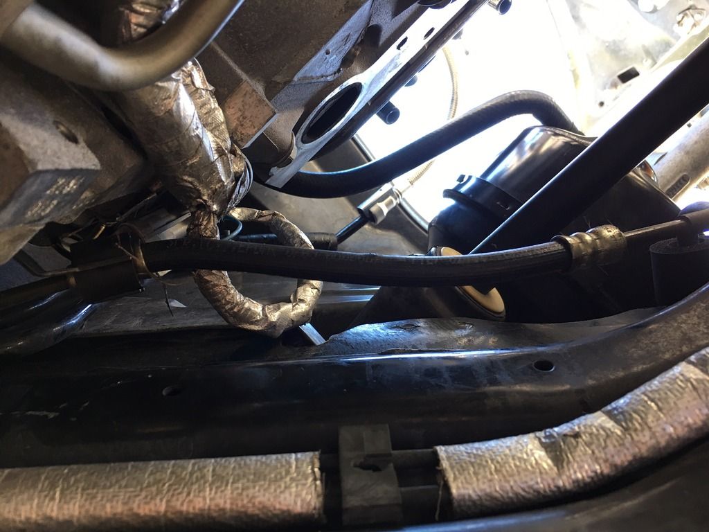 Steel braided clutch line DIY CorvetteForum Chevrolet Corvette