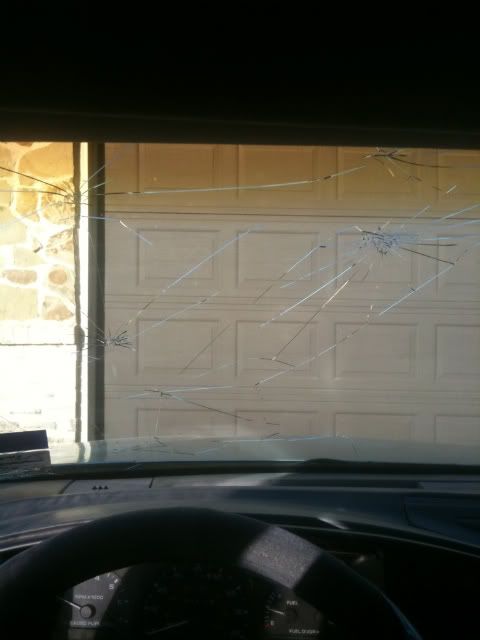 My cracked windshield