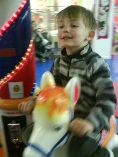 joey on merry go round