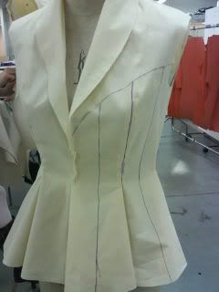 jacket with style lines