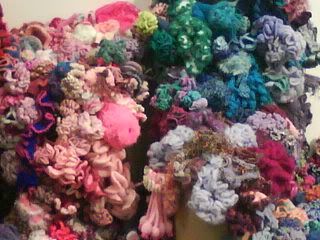 Coral reef of knitting