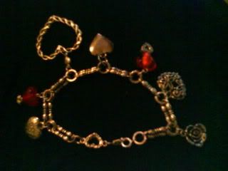 Hearts charm bracelet