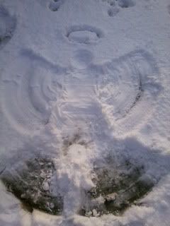 joey's first snow angel