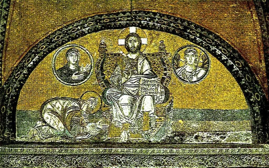 Cristo in trono Haghia Sophia Leone VI