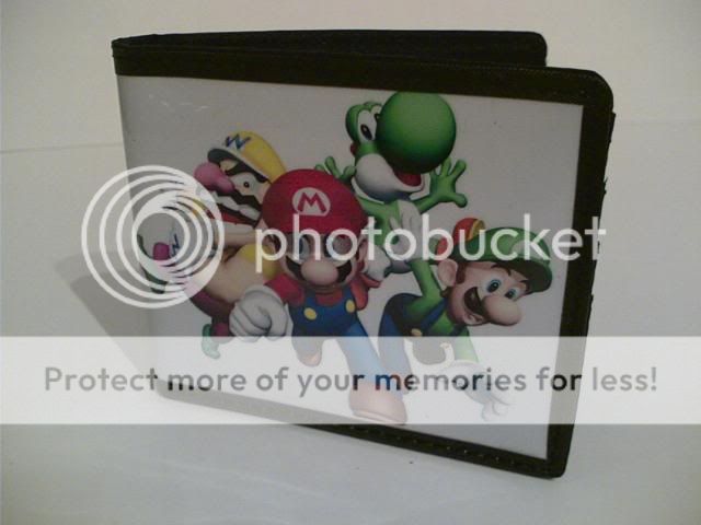 Super Mario Brothers Bros Bi fold Wallet Coin bag Purse  