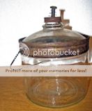 Perfection Stove Kerosene Glass Jar  