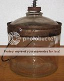 Perfection Stove Kerosene Glass Jar  