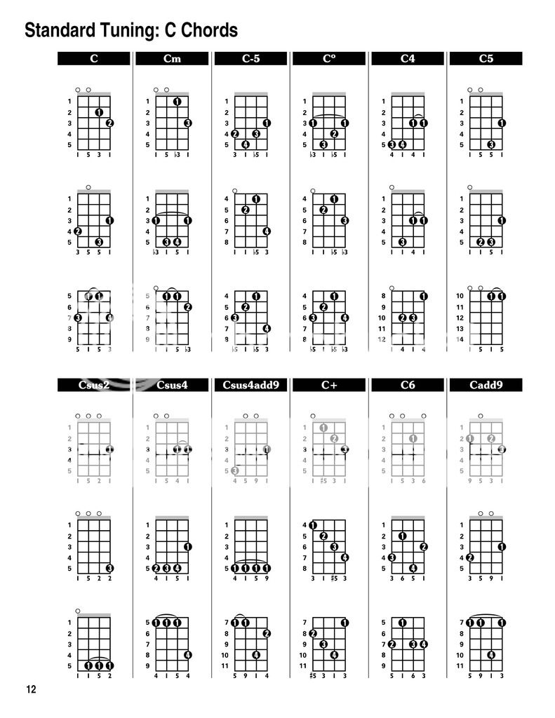 TENOR GUITAR CHORD BIBLE - 2,880 CHORDS (NEW 2016 EDITION)