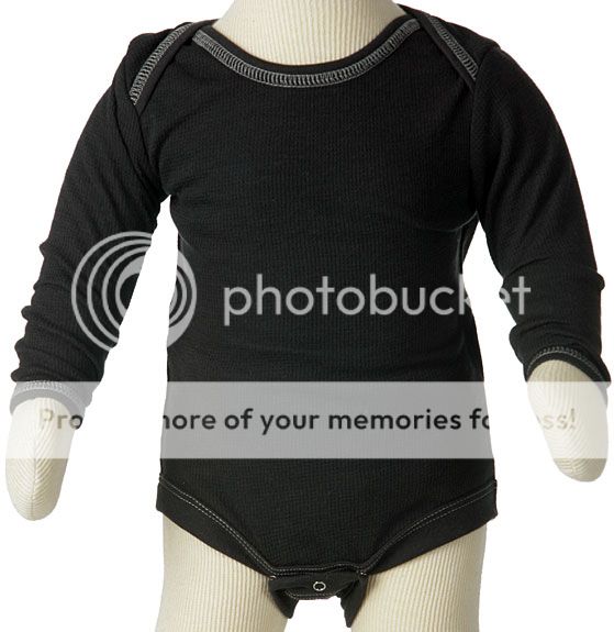 BELLA BABY INFANT LONG SLEEVE THERMAL ONE PIECE  
