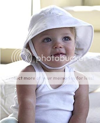 BELLA BABY INFANT SUN HAT 100% COTTON NEW ANY SZ/CLR  