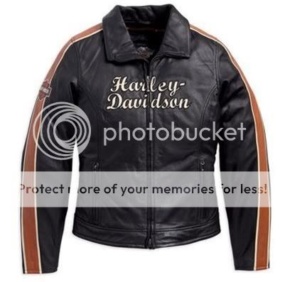 NWT Harley Davidson Ladies Signature Leather Jacket 98157 10vw   PLUS 