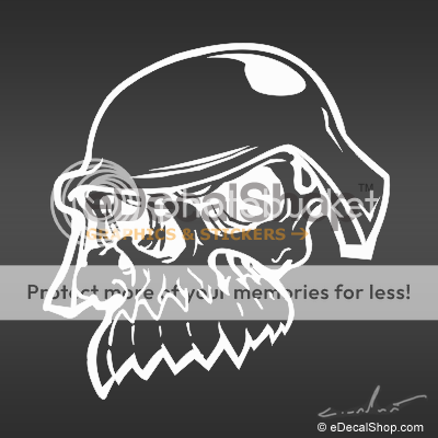 METAL MULISHA BIG SKULL Vinyl Sticker Car Truck Decal  