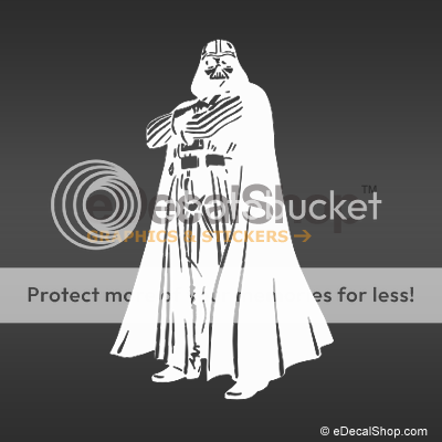Sith Lord Darth Vader Star Wars Movie   vinyl decal sticker