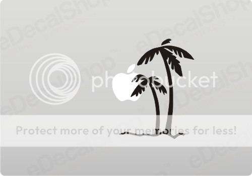 Hawaii Summer Coconut tree   Macbook, Macbook Pro sticker